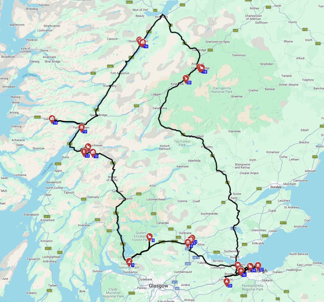 Edinburgh Roundtrip - Scottish Highlands Explorer